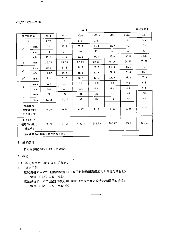 GB/T 1229-2006 标准预览