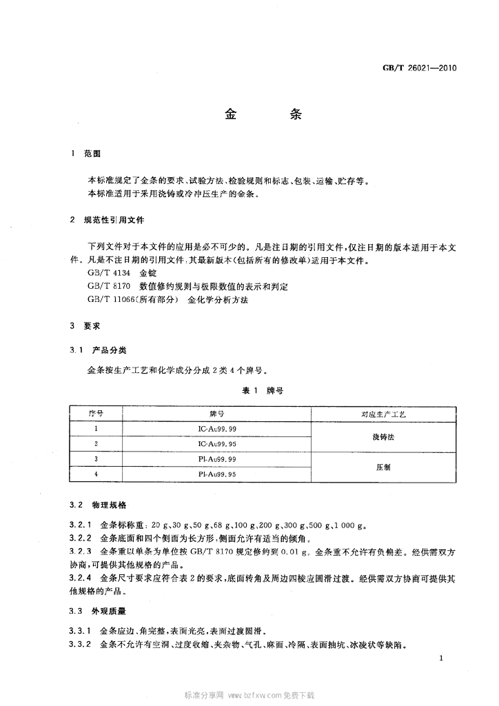 GB/T 26021-2010 标准预览
