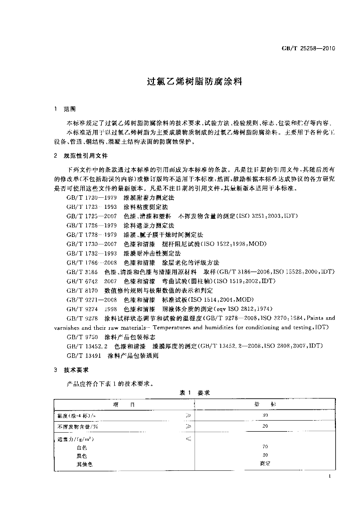 GB/T 25258-2010 标准预览