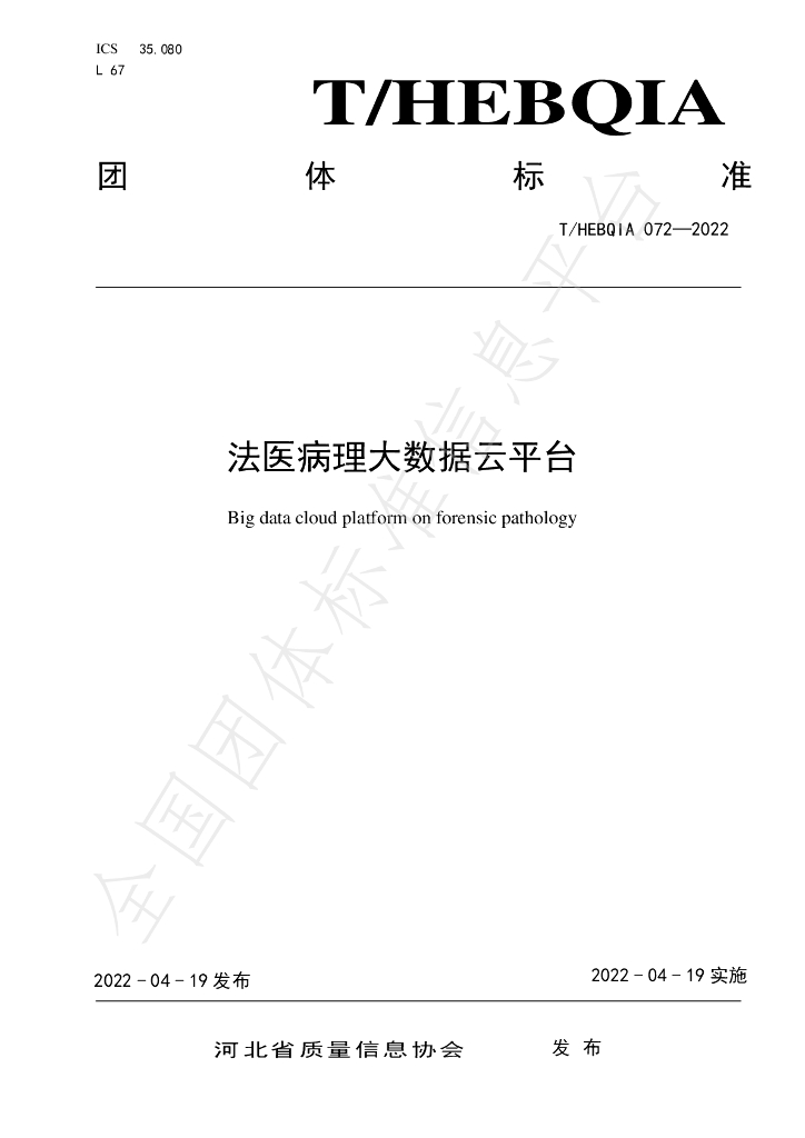 T/HEBQIA 072-2022 标准预览