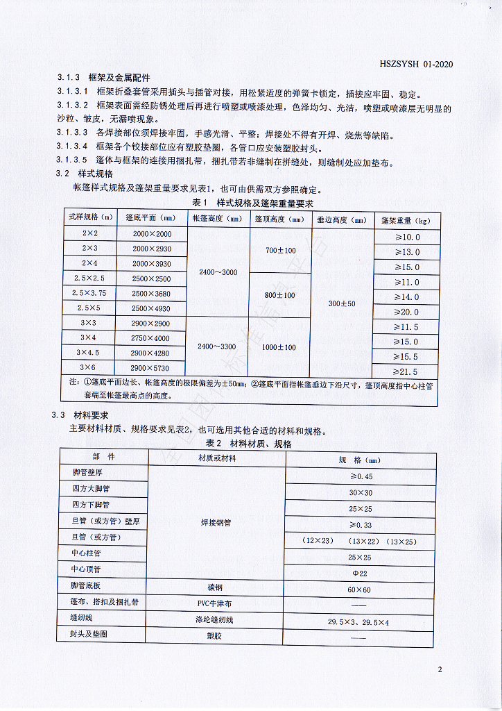 T/HSZSYSH 01-2020 标准预览