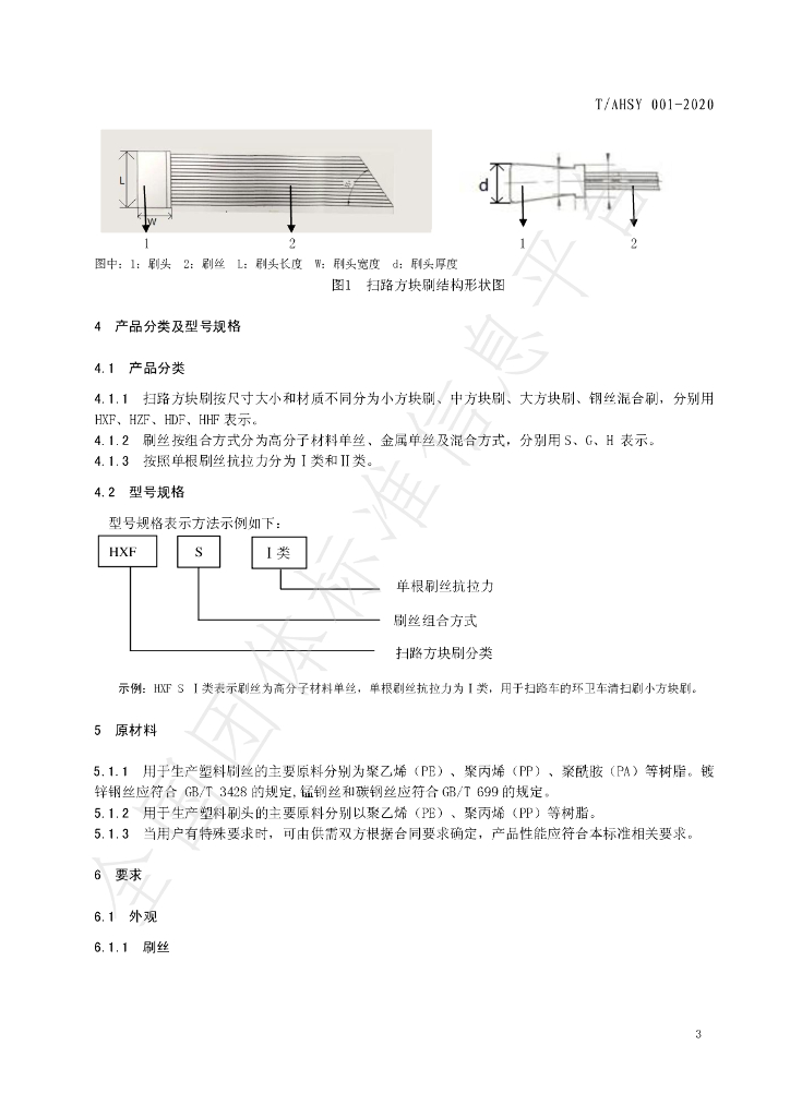T/AHSY 001-2020 标准预览