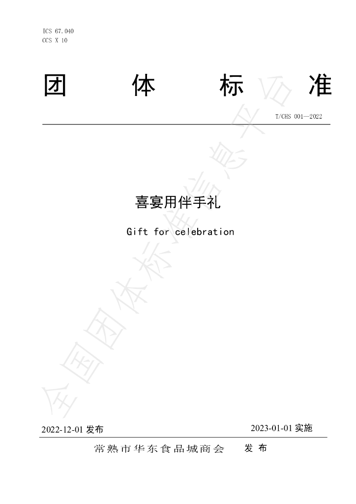 T/CHS 001-2022 标准预览