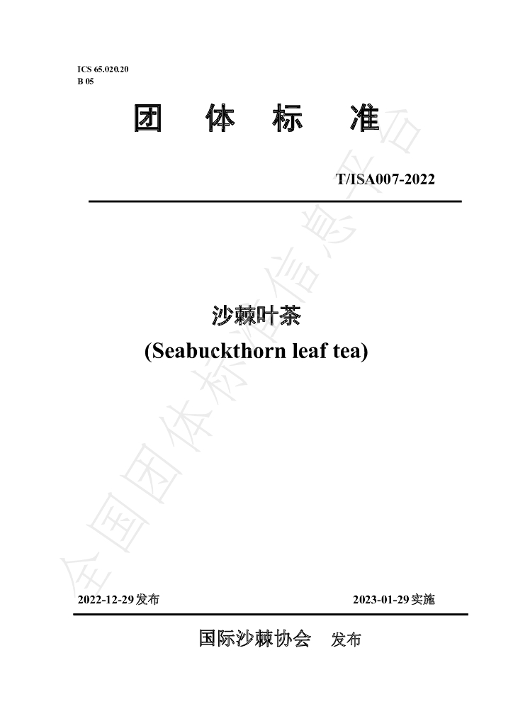 T/ISAS 007-2022 标准预览