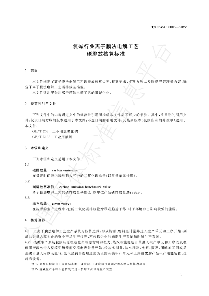 T/CCASC 6005-2022 标准预览