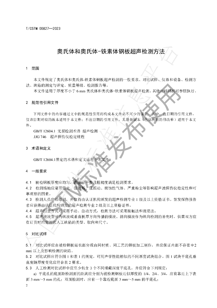 T/CSTM 00827-2023 标准预览