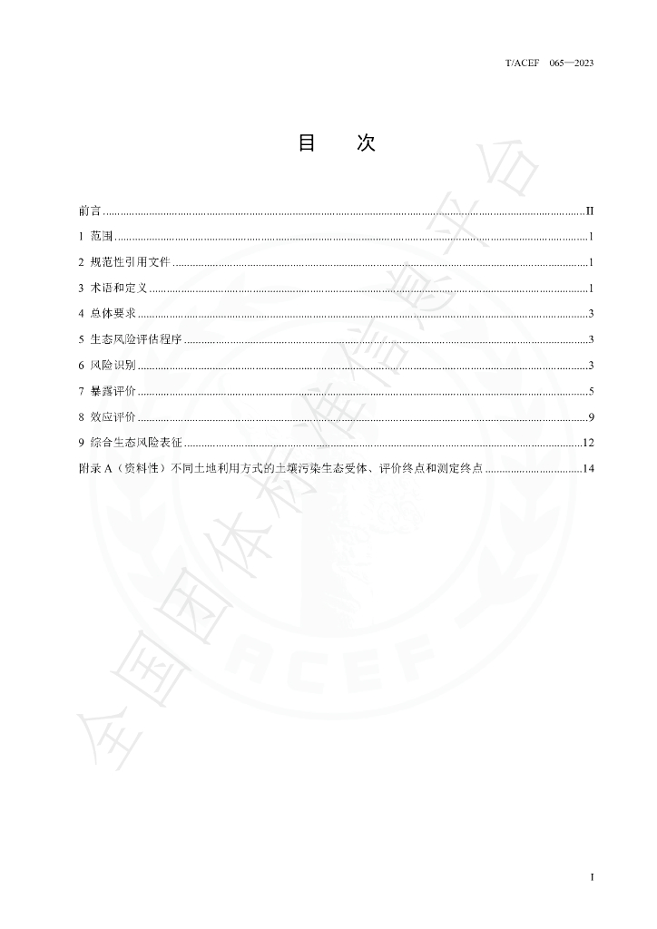 T/ACEF 065-2023 标准预览