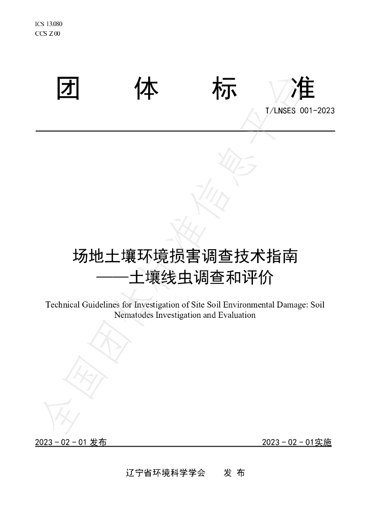 T/LNSES 001-2023 标准预览