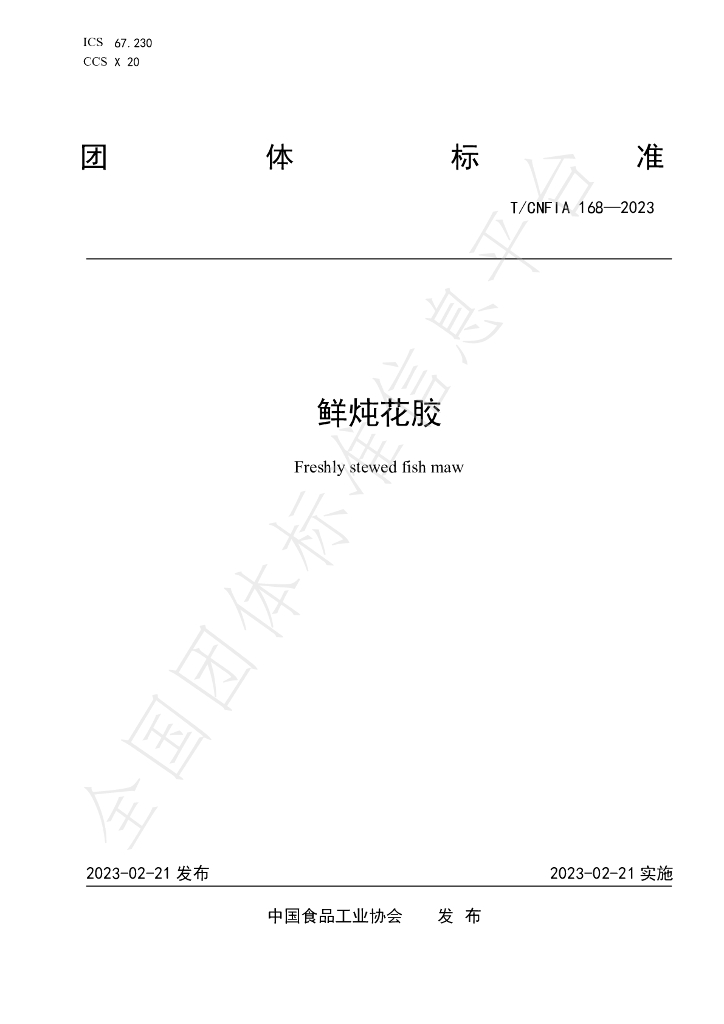 T/CNFIA 168-2023 标准预览