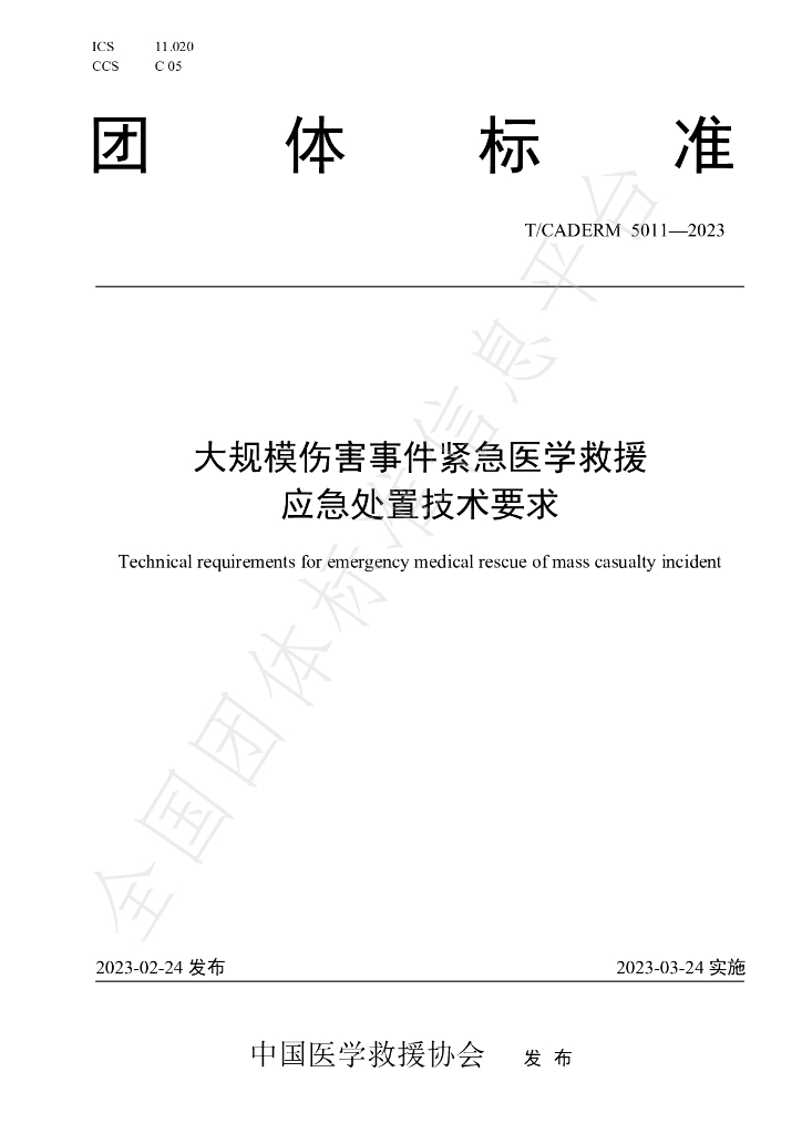 T/CADERM 5011-2023 标准预览