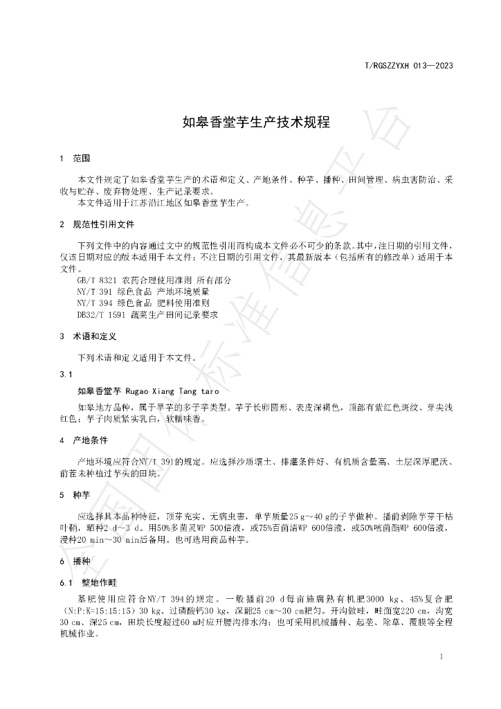 T/RGSZZYXH 013-2023 标准预览