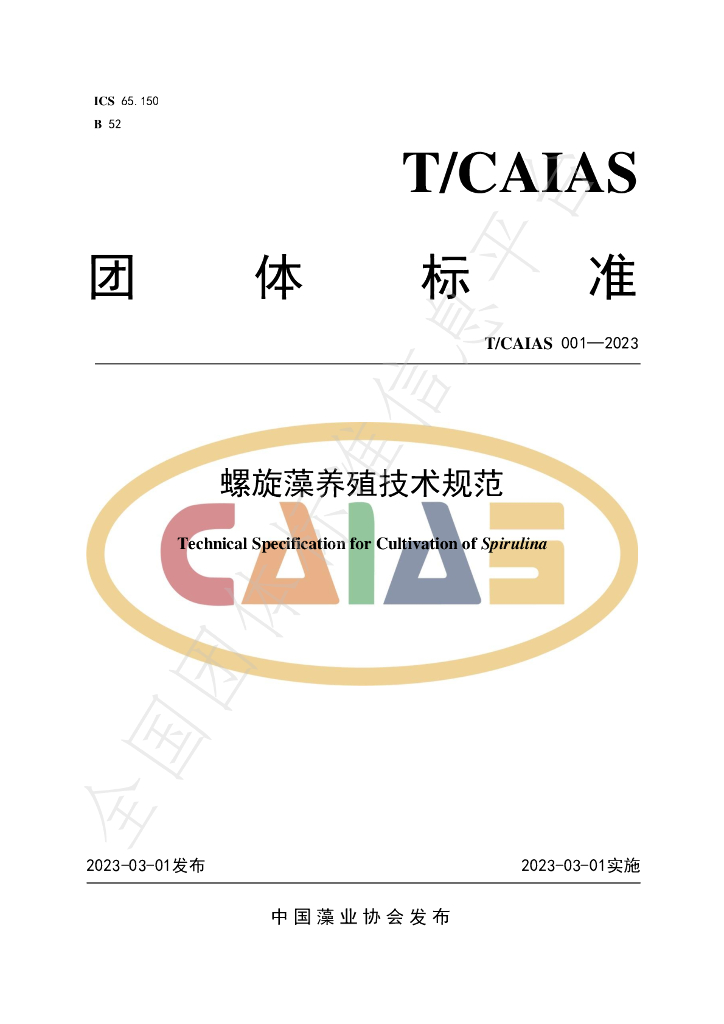 T/CAIAS 001-2003 标准预览
