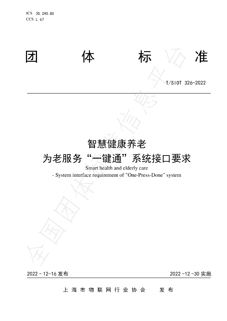 T/SIOT 326-2022 标准预览