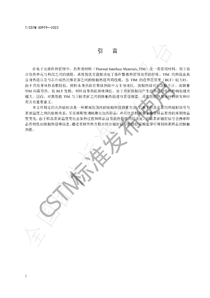 T/CSTM 00919-2023 标准预览