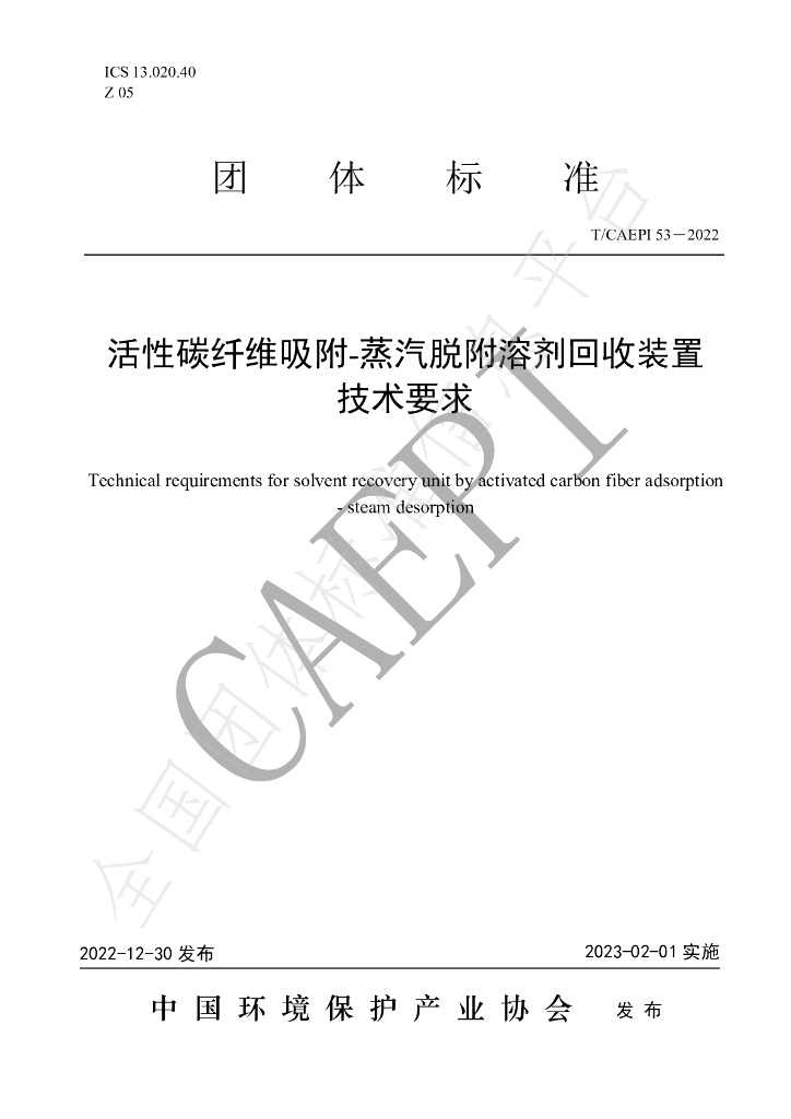 T/CAEPI 53-2022 标准预览