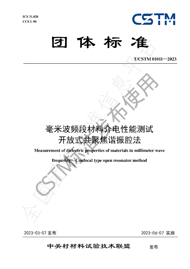 T/CSTM 01011-2023 标准预览