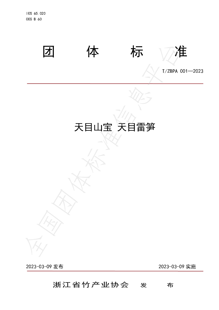 T/ZBPA 001-2023 标准预览