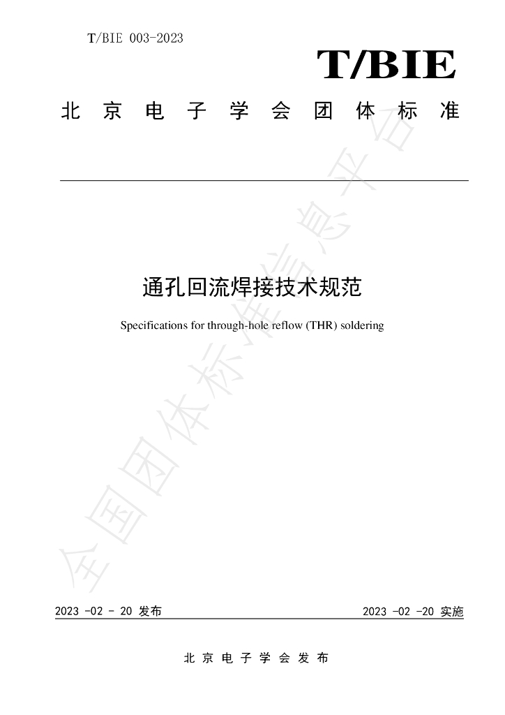 T/BIE 003-2023 标准预览