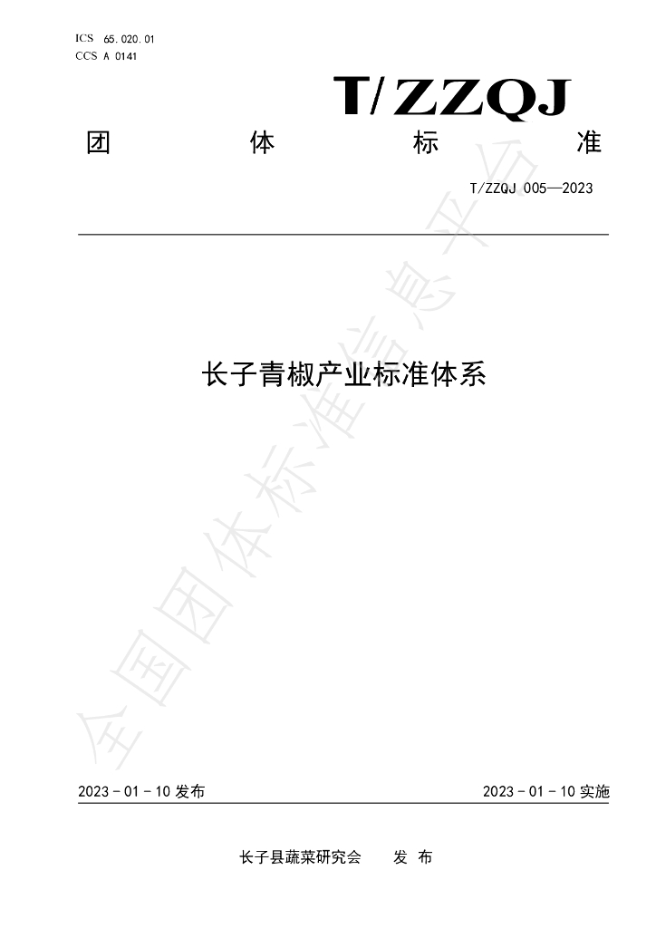 T/ZZQJ 005-2023 标准预览