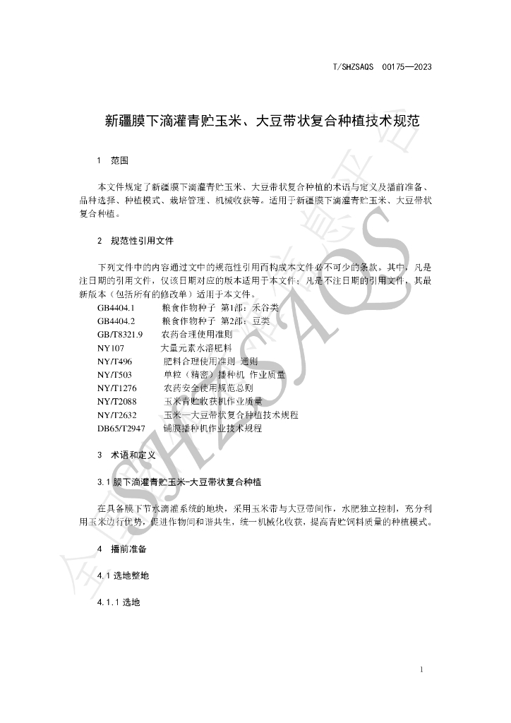 T/SHZSAQS 00175-2023 标准预览