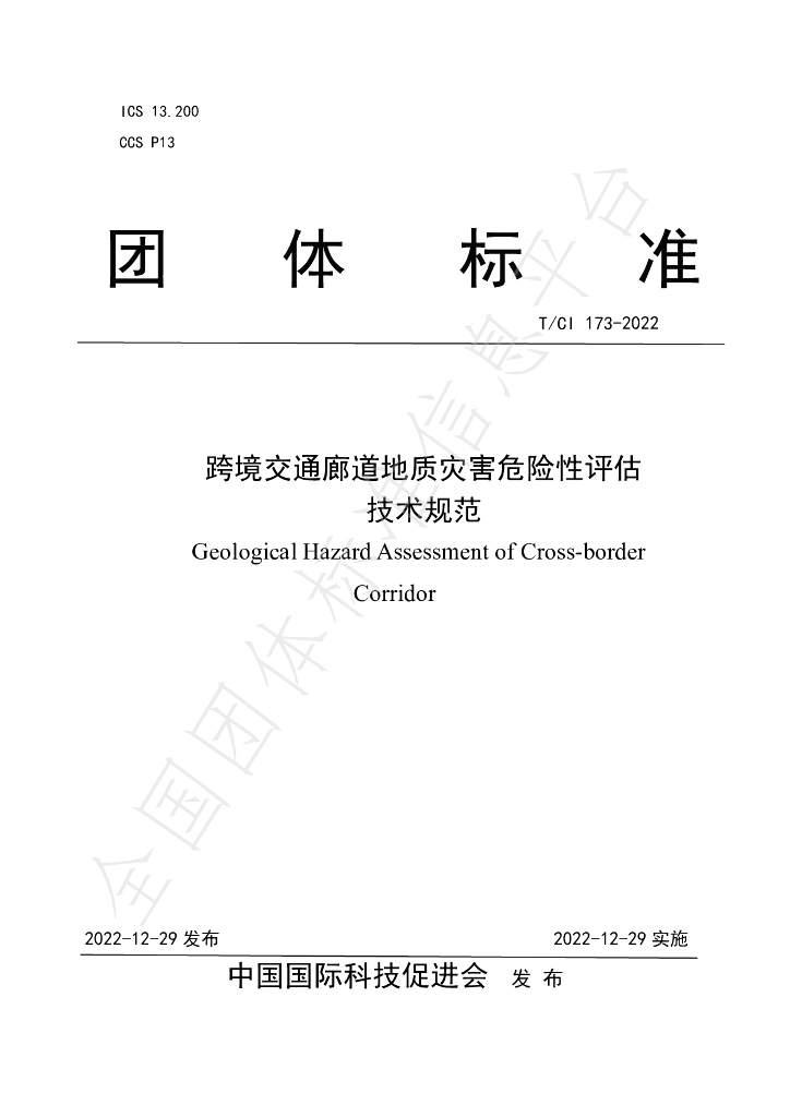 T/CI 173-2022 标准预览