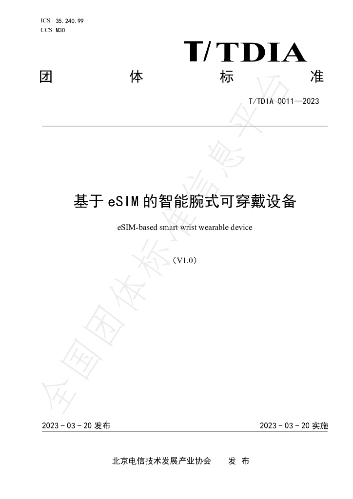 T/TDIA 0011-2023 标准预览