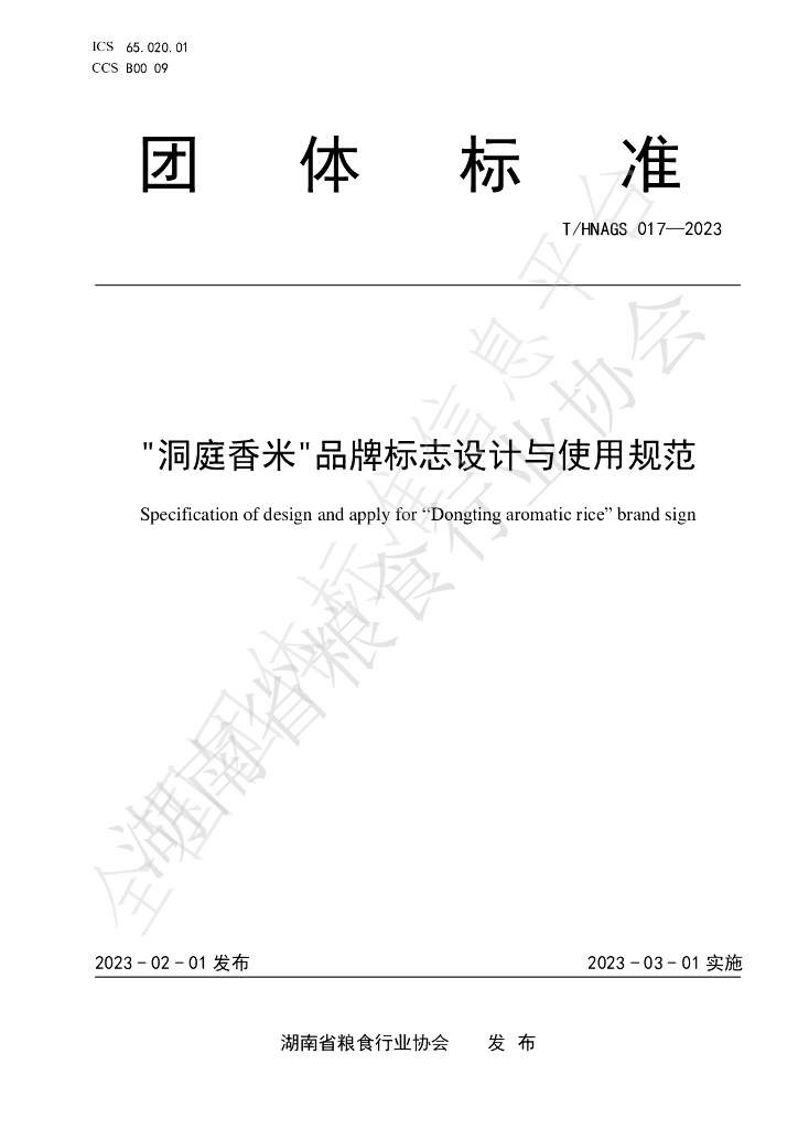 T/HNAGS 017-2023 标准预览