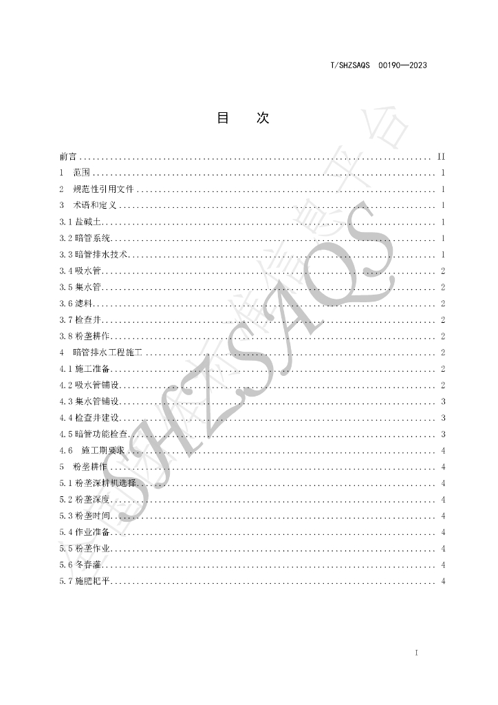 T/SHZSAQS 00190-2023 标准预览