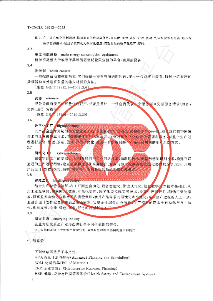 T/CNCIA 02013-2022 标准预览