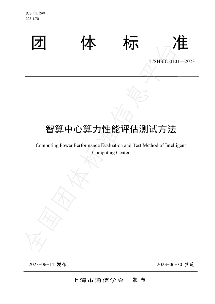 T/SHSIC 0101-2023 标准预览