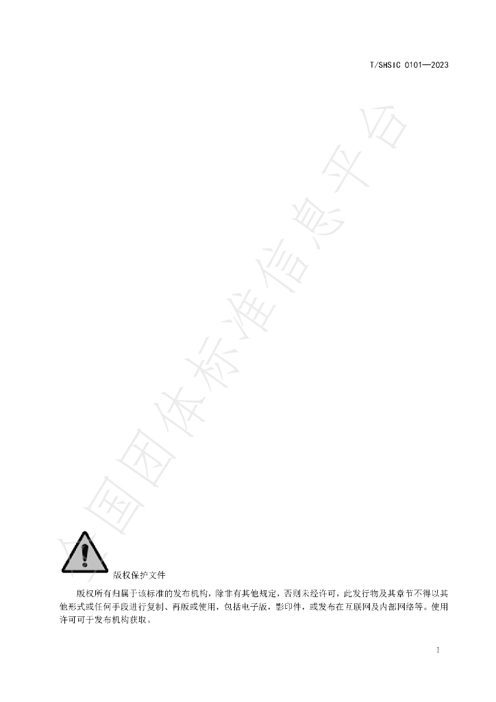 T/SHSIC 0101-2023 标准预览
