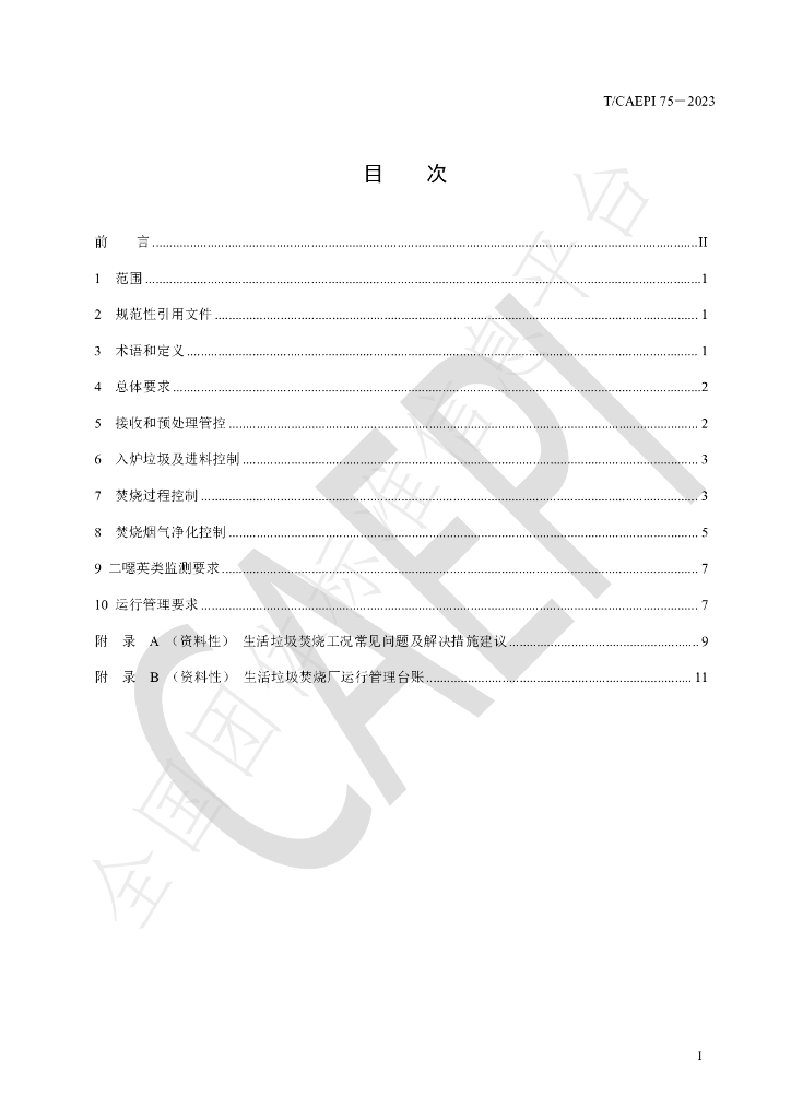 T/CAEPI 75-2023 标准预览