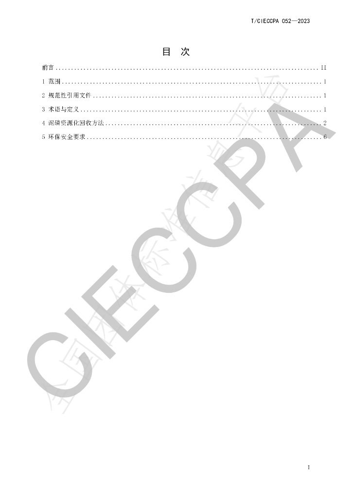 T/CIECCPA 052-2023 标准预览
