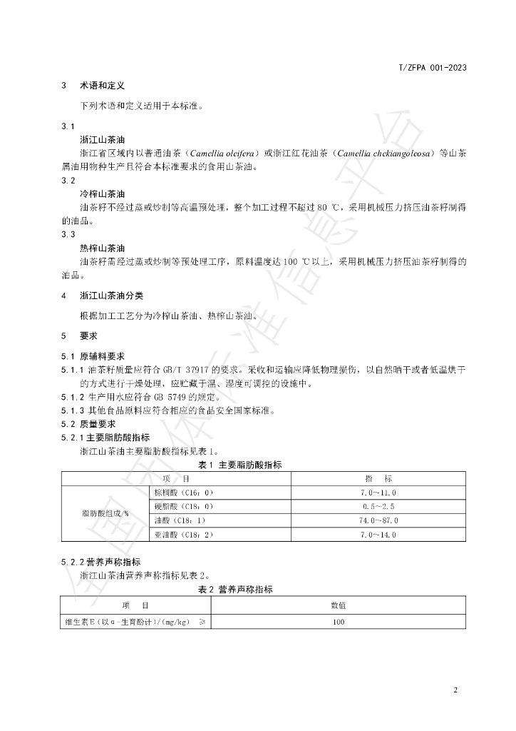 T/ZFPA 001-2023 标准预览
