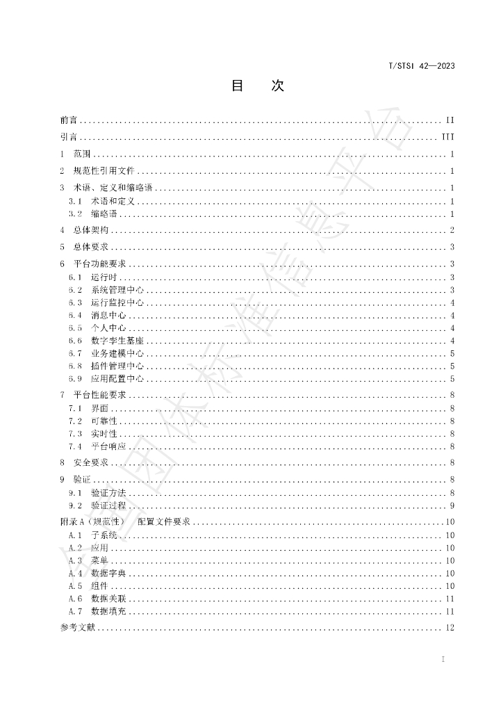 T/STSI 42-2023 标准预览