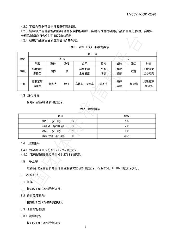T/YCCYHX 001-2020 标准预览