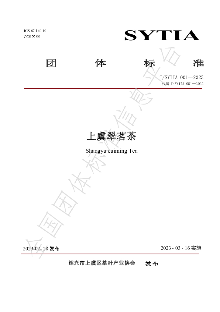 T/SYTIA 001-2023 标准预览