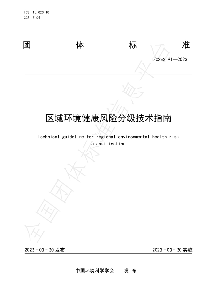 T/CSES 91-2023 标准预览