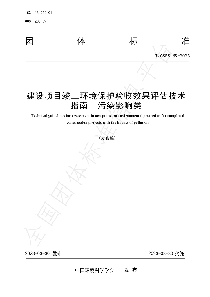 T/CSES 89-2023 标准预览