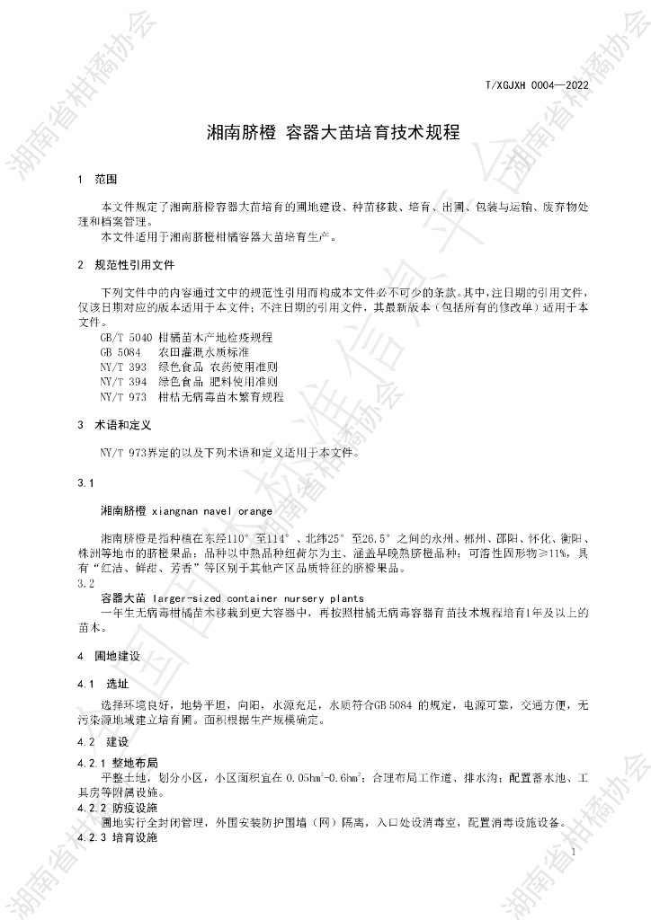 T/HNSGJXH 0004-2022 标准预览