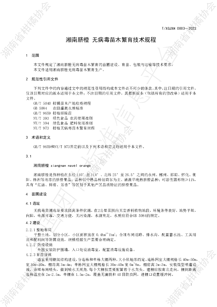 T/HNSGJXH 0003-2022 标准预览