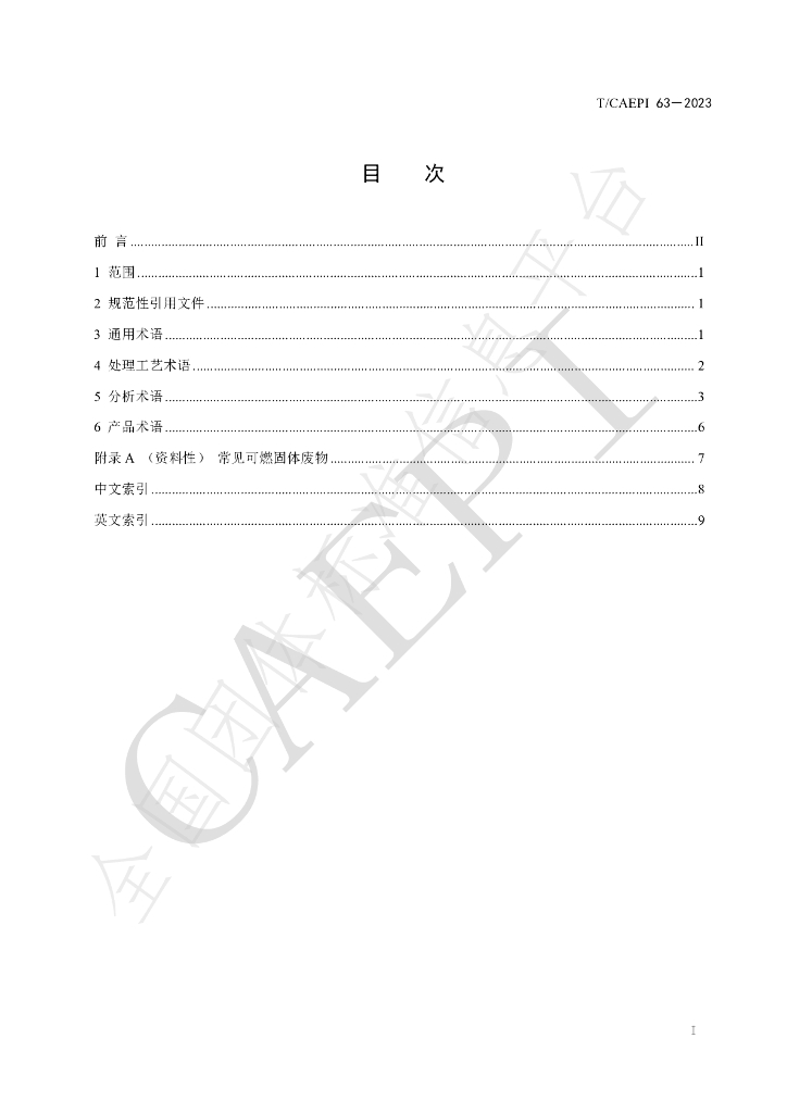T/CAEPI 63-2023 标准预览