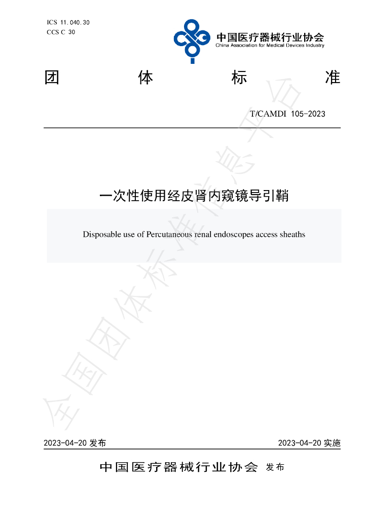 T/CAMDI 105-2023 标准预览
