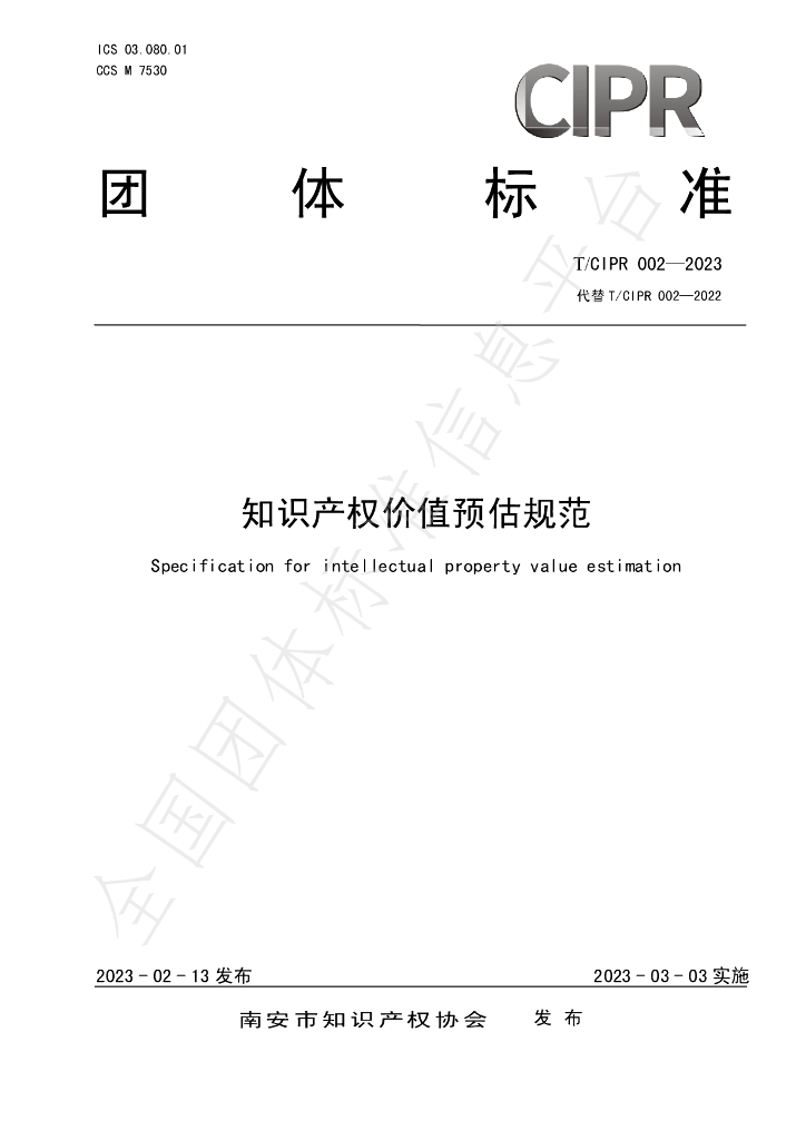 T/CIPR 002-2023 标准预览