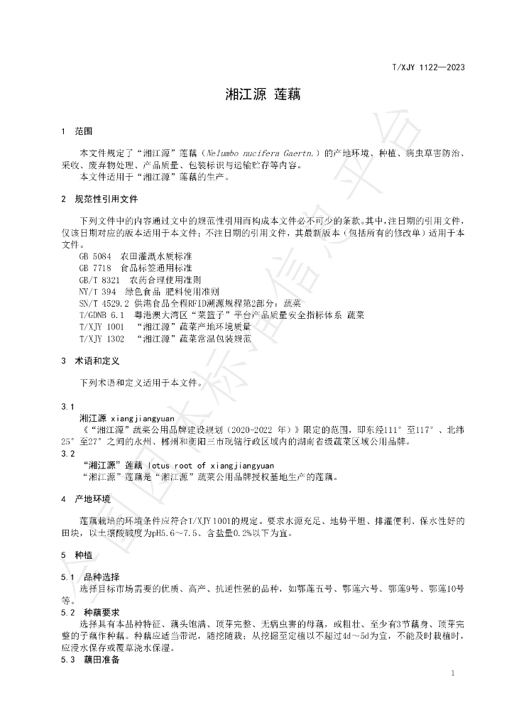 T/XJY 1122-2023 标准预览