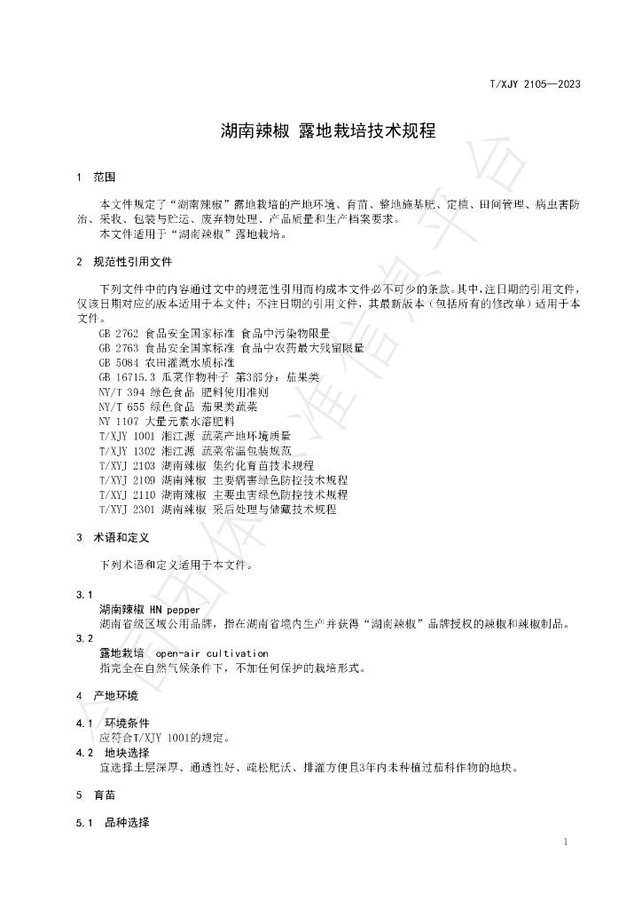 T/XJY 2105-2023 标准预览
