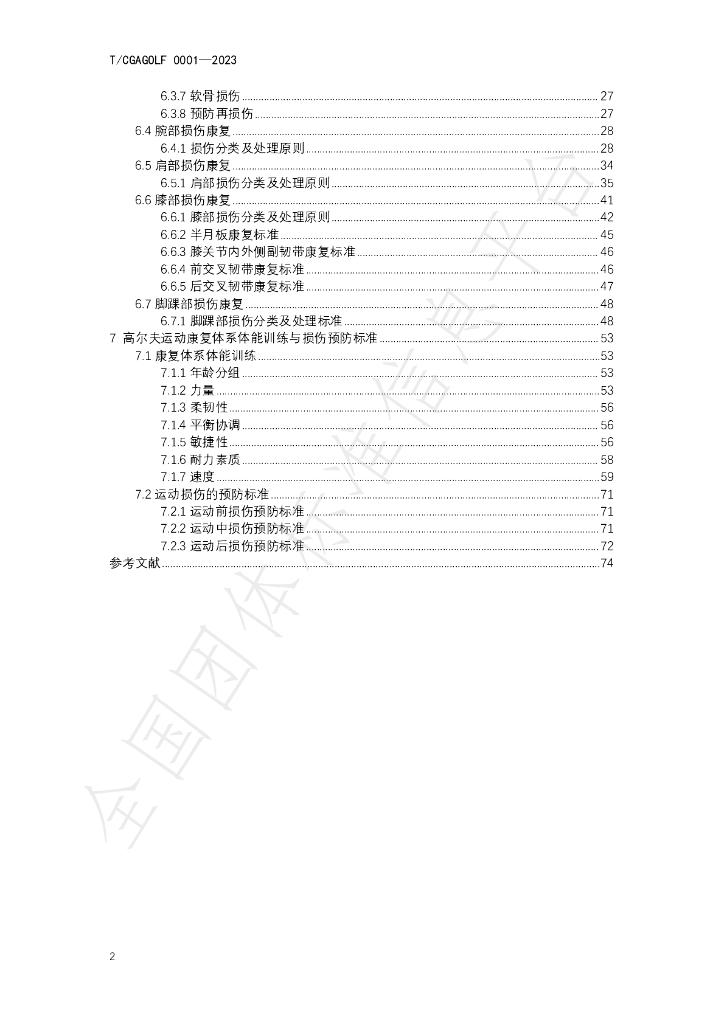 T/CGAGOLF 0001-2023 标准预览