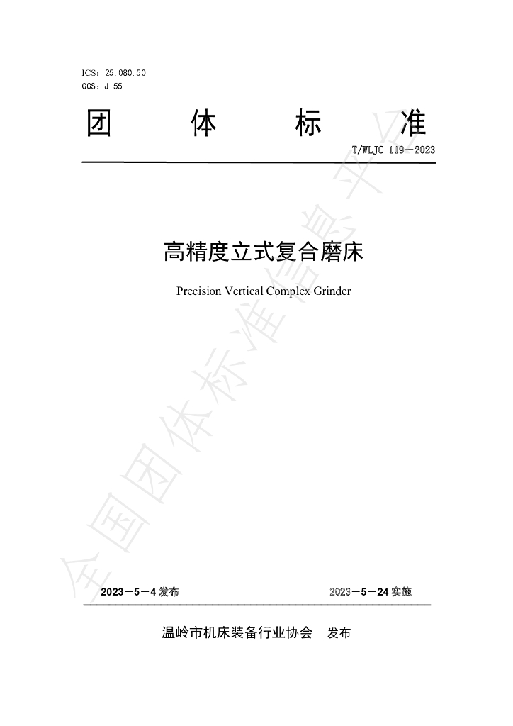 T/WLJC 119-2023 标准预览
