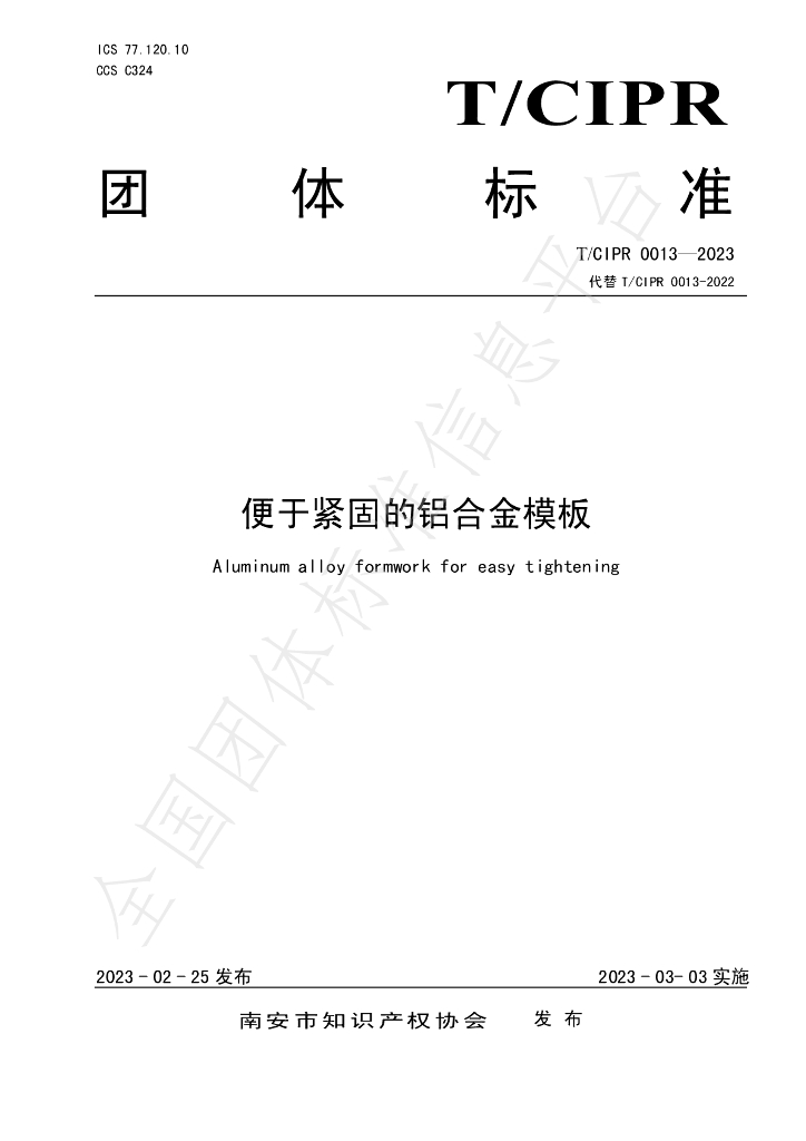 T/CIPR 0013-2023 标准预览