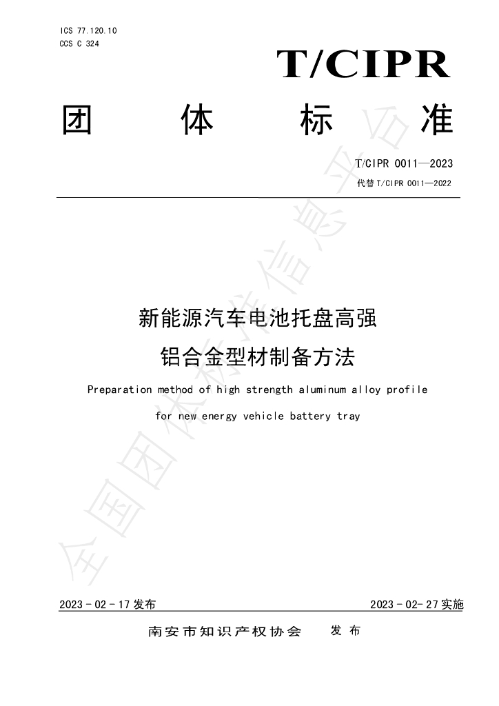 T/CIPR 0011-2023 标准预览